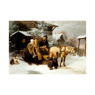 Leaving Home (Dalecarlian Scene) by Bengt Nordenberg T-Shirt