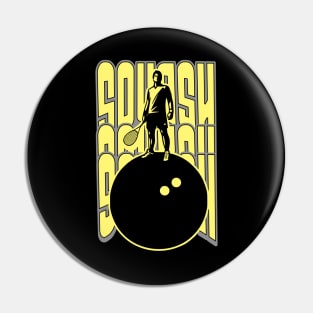 Squash player Pin