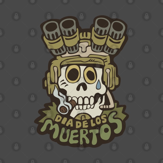 Dia De Los Muertos - Day of the Dead forest by Cofefe Studio