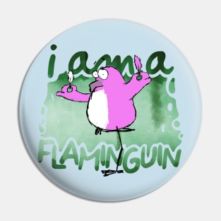 i am a flaminguin Pin