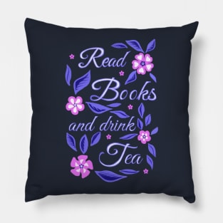 Read Books and drink Tea Pillow