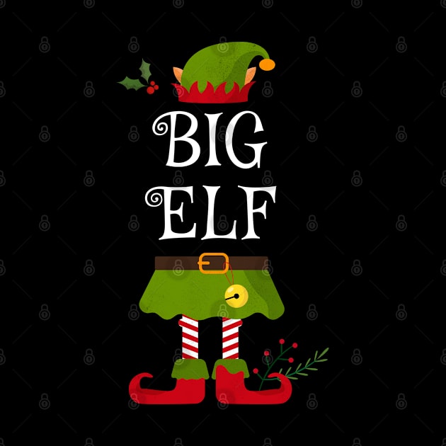 Big Elf Shirt , Family Matching Group Christmas Shirt, Matching T Shirt for Family, Family Reunion Shirts by bkls