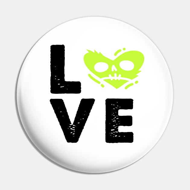 Halloween Love Pin by WMKDesign