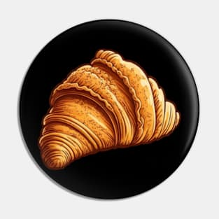 Cottagecore Croissant Pin