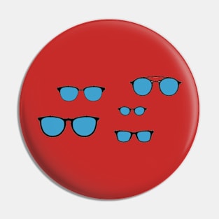 Geek Glasses Pin