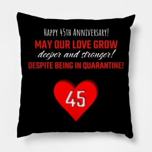 Happy 45th anniversary Pillow