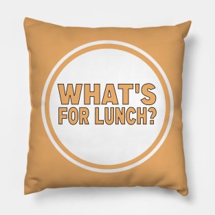 What’s For Lunch? Pillow