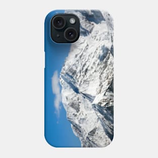 Mont Blanc with cloud Phone Case