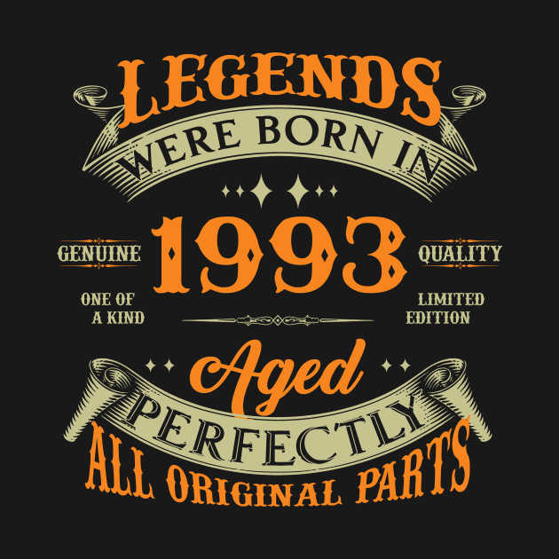 Legends Were Born In 1993 30th Birthday by Kontjo