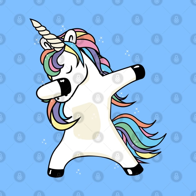 Dabbing Unicorn by Tingsy