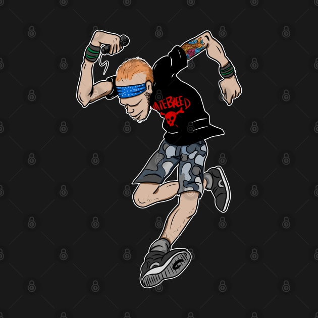 Skanking Metal Man singer Guy by silentrob668