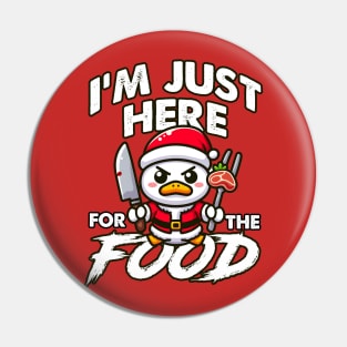 I'm just here for the food - Bad Duck Pin