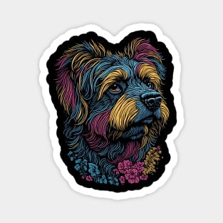 Pop Art Dog Magnet