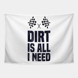 Dirt Bike Racing Track Motocross Tapestry