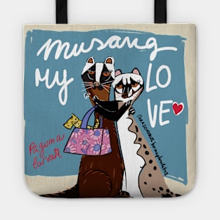 Musangs in love Tote