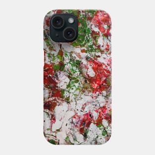 Abstract marble texture fluid art  design Phone Case