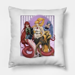 Monster Girls Pillow