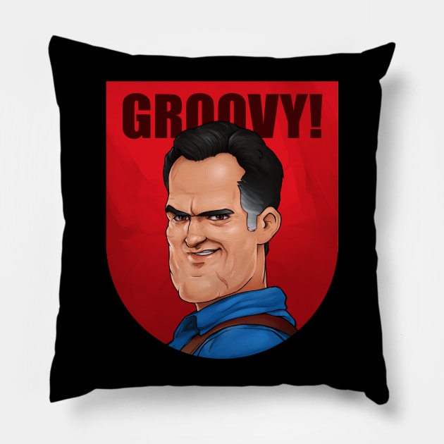 Groovy ! Pillow by THEGAMEWORLD