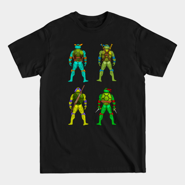 Discover Green Turtle Butts - Super Heros - T-Shirt