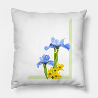 Blue Iris Pillow