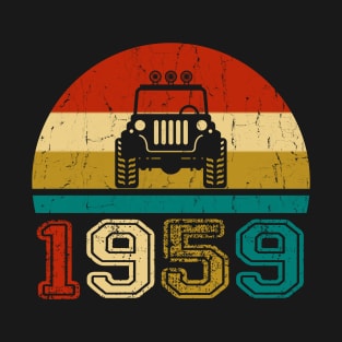 Vintage Jeep 1959 Birthday Jeep Gift T-Shirt