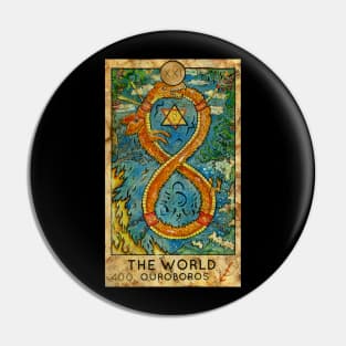 The World. Major Arcana Tarot Card. Hand drawn original artwork.  Check out my other designs. Pin