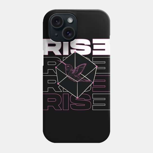 rise oh caged bird Phone Case by HurdyGurdy