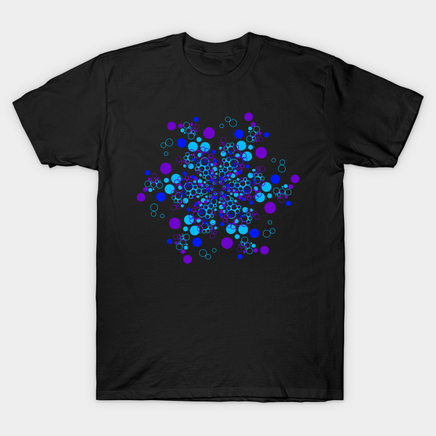 Discover Where You Wanna Be - Abstract Kaleidoscope Snowflake - Kaleidoscope Mandala Pattern - T-Shirt