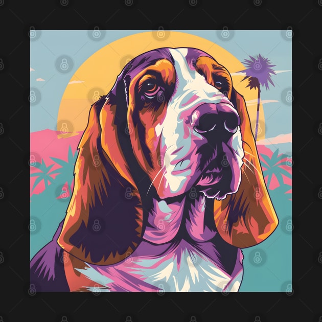 Basset Hound in 80's by NatashaCuteShop