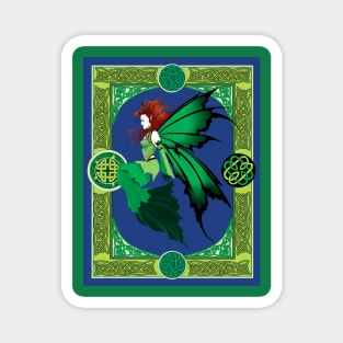Celtic Green Fairy Magnet