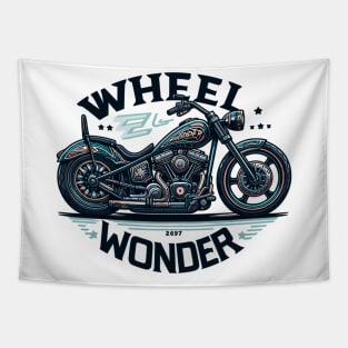 Motorcycle Wheel Wonder Tapestry