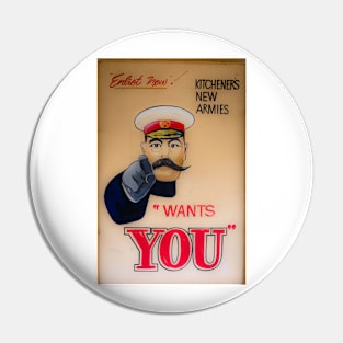 Kitchener's New Armies wants you Pin