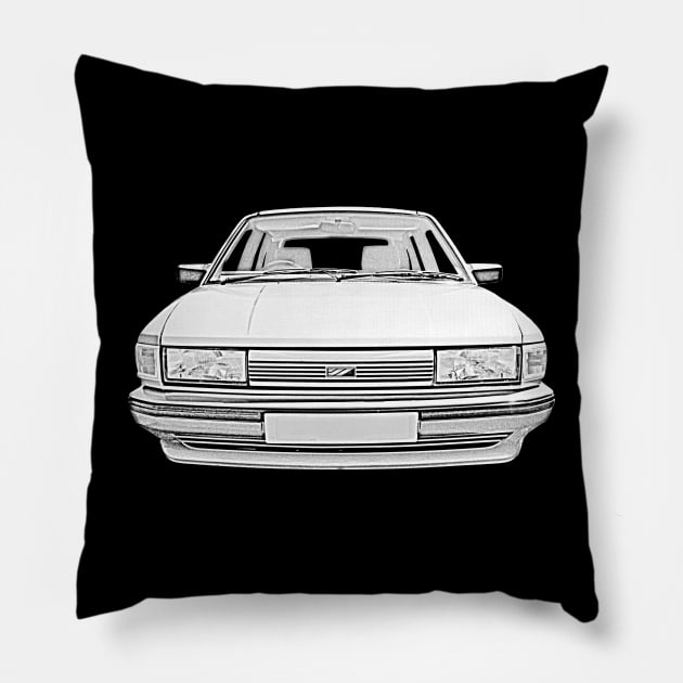 Austin Maestro 1980s British classic car Pillow by soitwouldseem