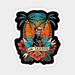 Summer skull Magnet