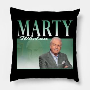 Marty Whelan - 90s Vintage T-Shirt Pillow