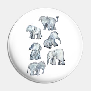 Little Elephants Pin