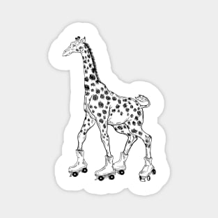 SEEMBO Giraffe Skating Roller Skates Skate Derby Fun Skater Magnet