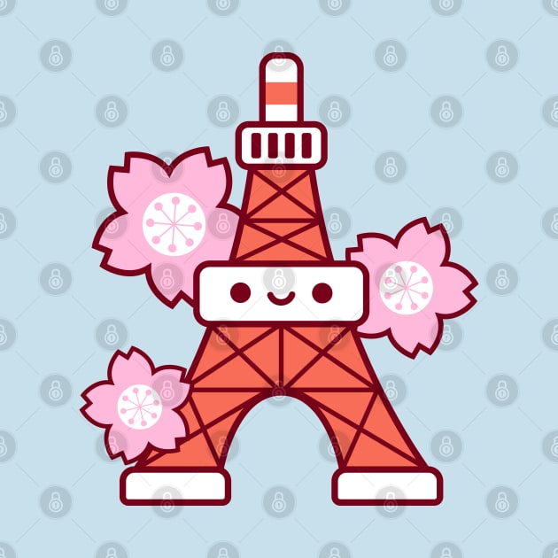 Tokyo Tower Kawaii by kudasai