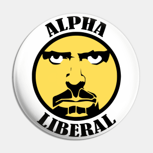 Alpha Liberal Guy Pin