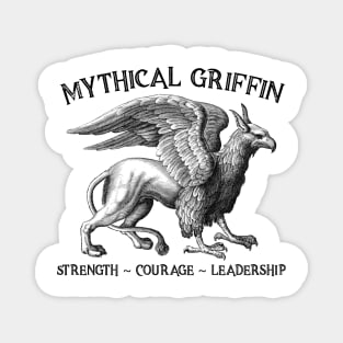 Mythical Griffin - Strength - Courage - Leadership Magnet