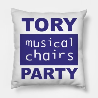 Ain't no party like the Tory musical chairs Party! UK politics Pillow