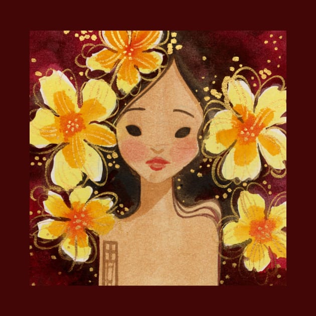 Yellow Blossoms by Alina Chau