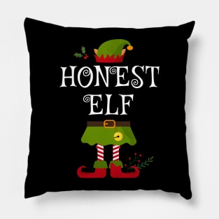 Honest Elf Shirt , Family Matching Group Christmas Shirt, Matching T Shirt for Family, Family Reunion Shirts Pillow