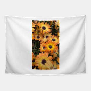 Orange Daisies Tapestry