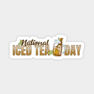National Iced Tea Day Magnet