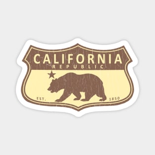 California Republic (vintage park style) Magnet