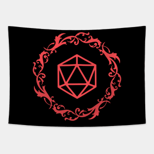 Magical D20 Dice TRPG Tabletop RPG Gaming Addict Tapestry