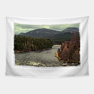 Invercauld Bridge, River Dee, Braemar, Scottish Highlands, UK (4) Tapestry