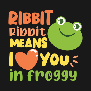 Frog Frogs croak gift T-Shirt