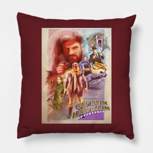 Captain Hawklin Adventures - Omnibus Volume One Pillow